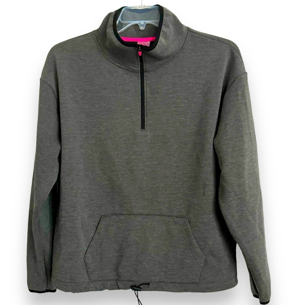 No Boundaries Size XL (15-17) Juniors 1/4 Zip Pullover Jacket Poly-Rayon-Spandex